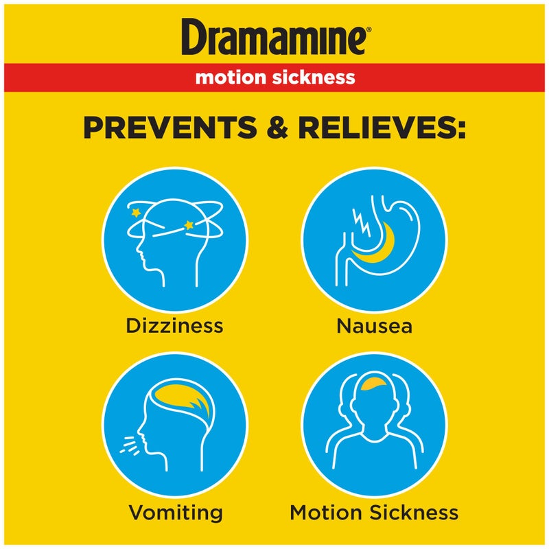 Dramamine Original, Motion Sickness Relief, 36 Count - Image 2